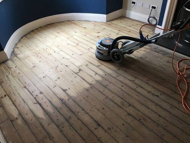 Wood Floor before Sanding